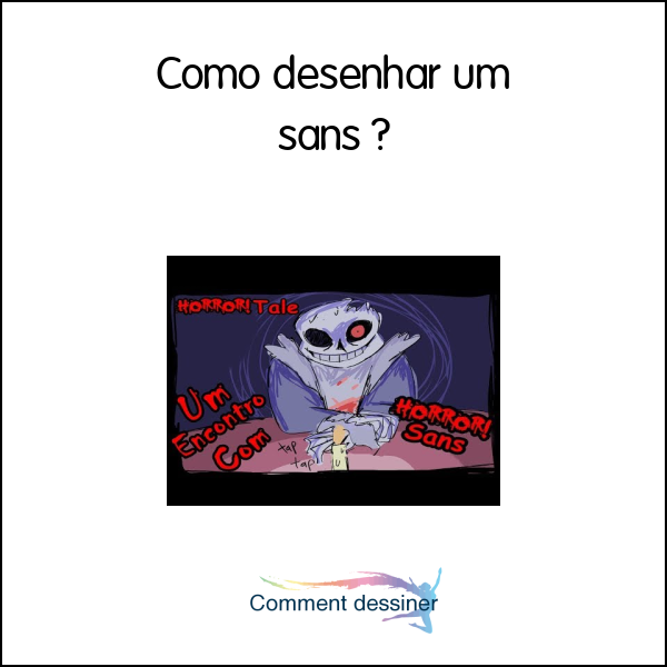 Como desenhar um sans